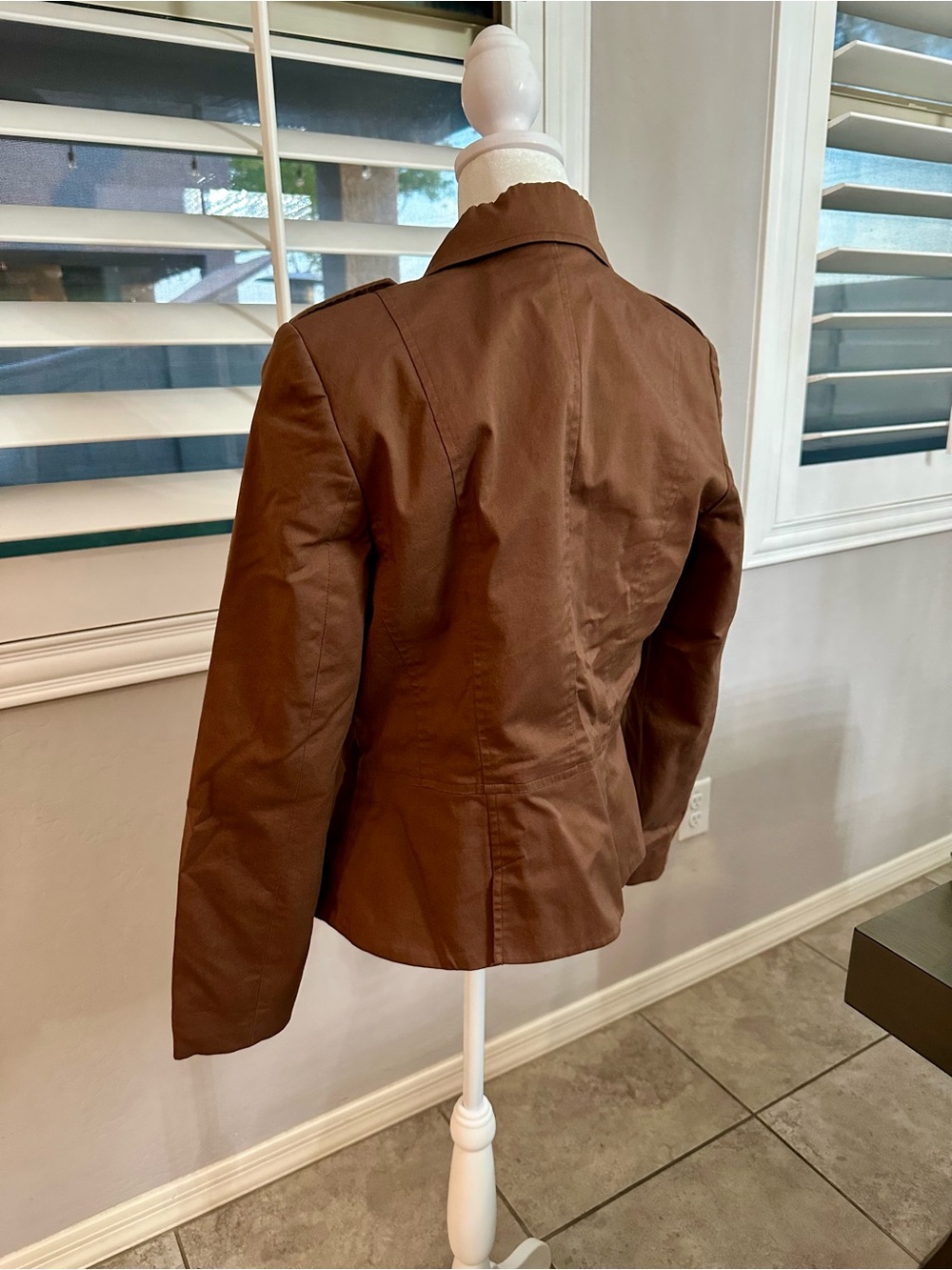 Apostrophe Brown Button Jacket - Picture 2 of 4